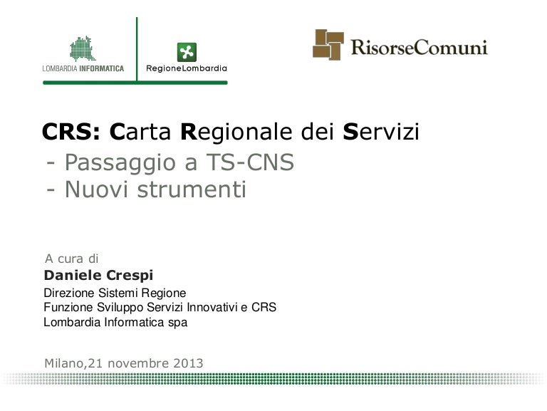 programma crs lombardia scaricare